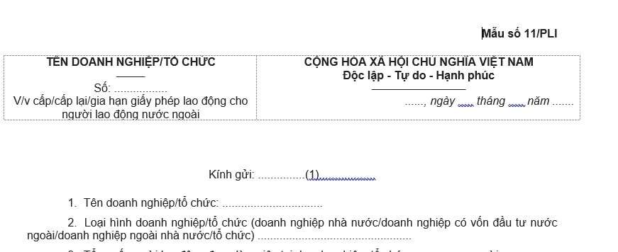 Thủ tục cấp lại giấy phép lao động cho người lao động nước ngoài tại Việt Nam